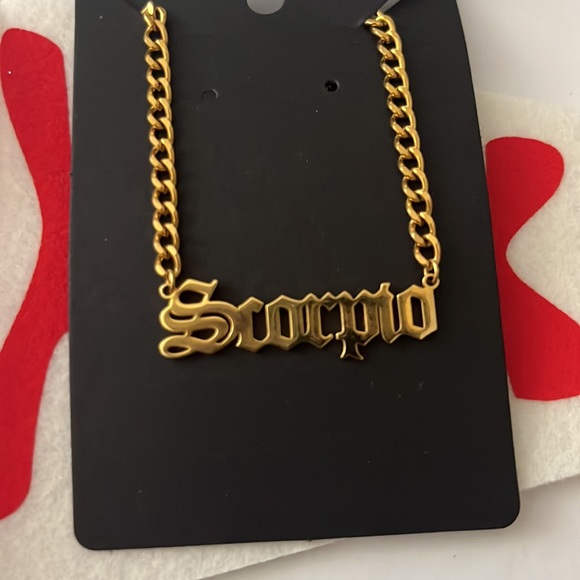 Scorpio ♏️ necklace - Picture 3 of 4